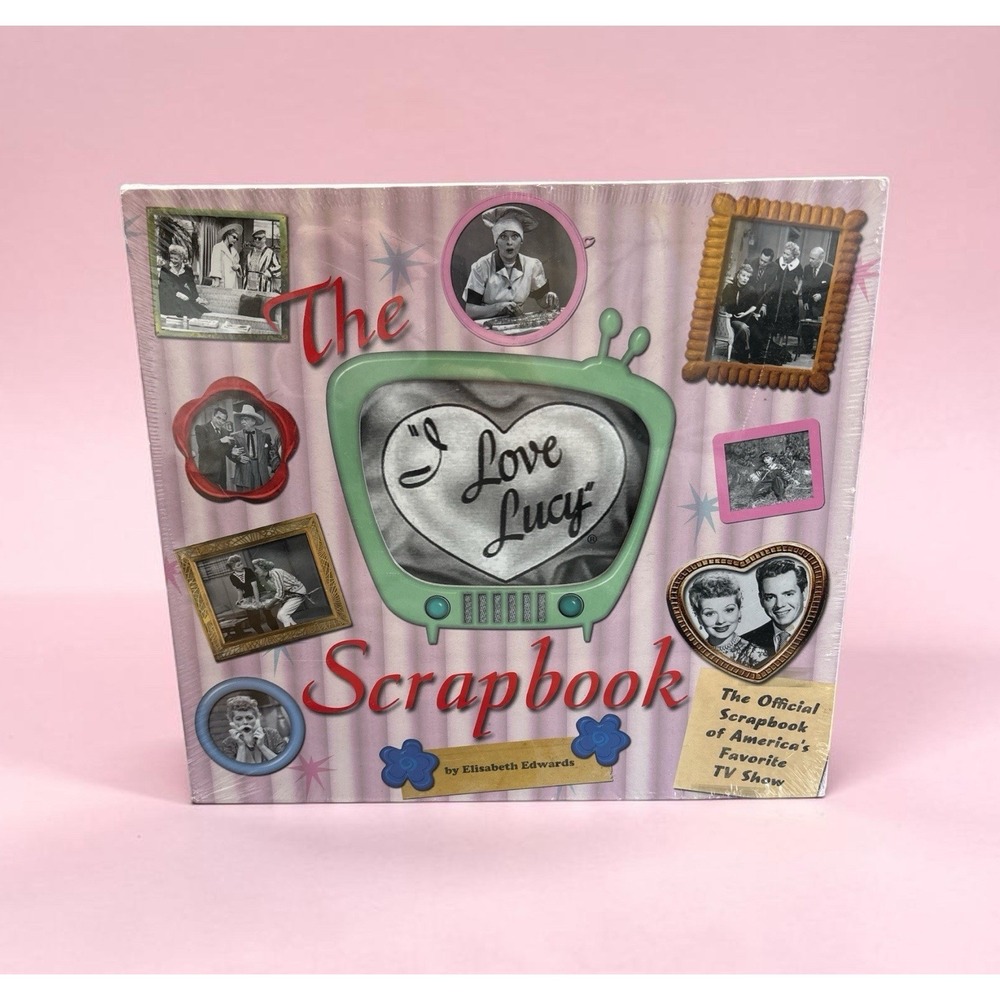 I Love Lucy Scrapbook Book Photos Lucy Ricky Fred Ethel Elisabeth Edwards,2006